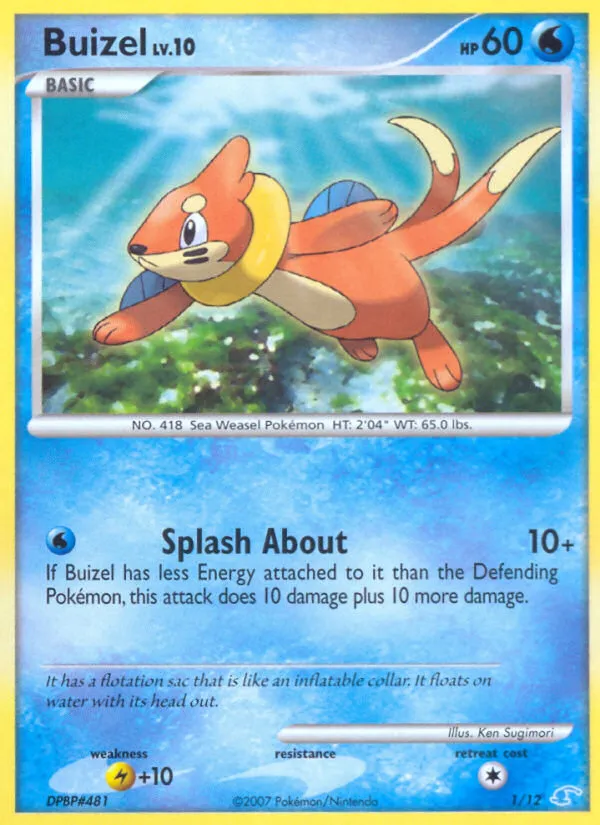 Buizel - DP Trainer Kit Manaphy - #1 - Pokemon TCG card