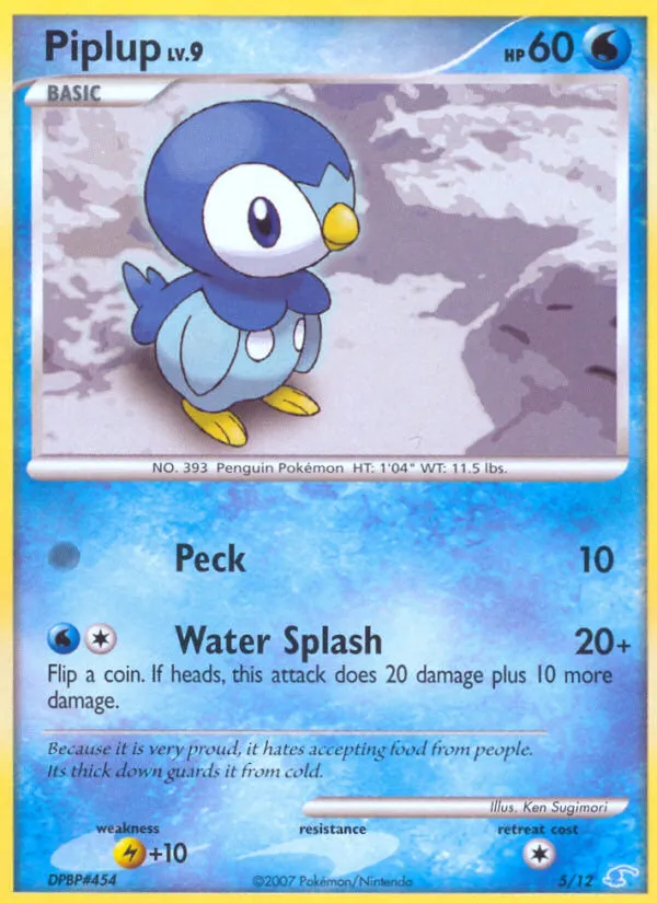 Piplup - DP Trainer Kit Manaphy - #5 - Pokemon TCG card