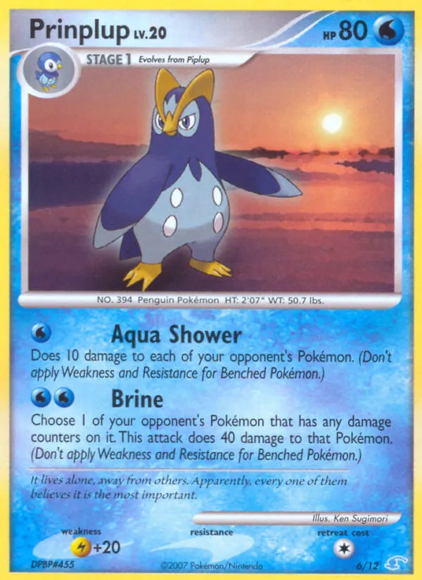 Prinplup - DP Trainer Kit Manaphy - #6 - Pokemon TCG card