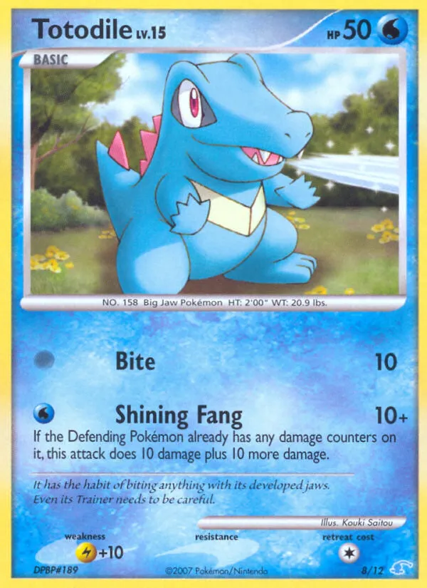 Totodile - DP Trainer Kit Manaphy - #8 - Pokemon TCG card
