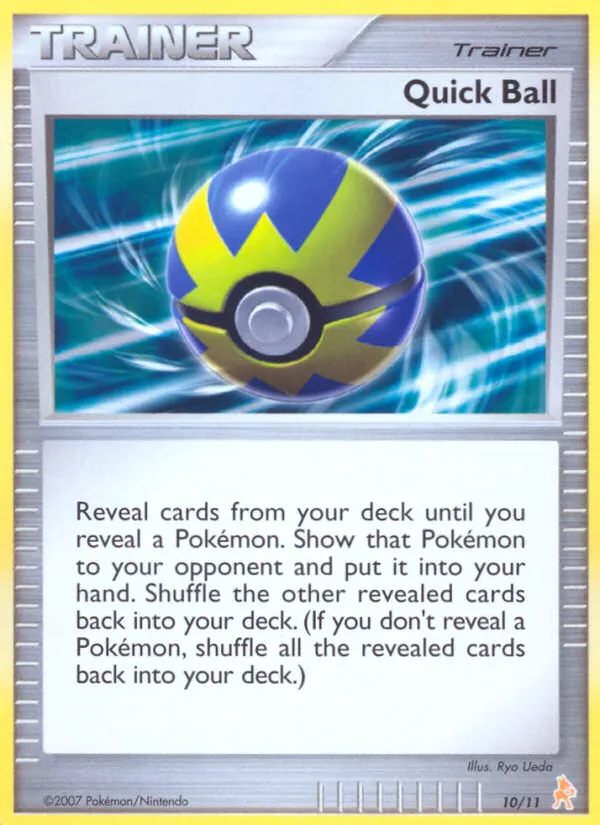 Quick Ball - DP Trainer Kit Lucario - #10 - Pokemon TCG card