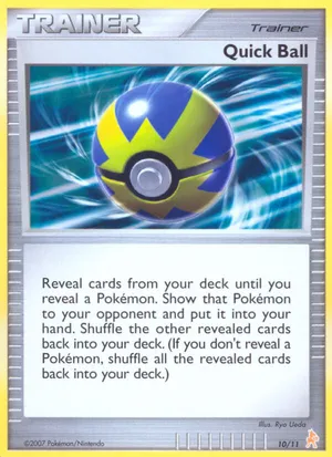 Quick Ball - DP Trainer Kit Lucario - #10 - Pokemon TCG card