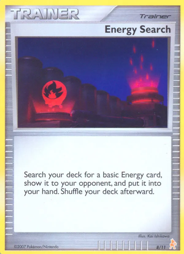 Energy Search - DP Trainer Kit Lucario - #8 - Pokemon TCG card