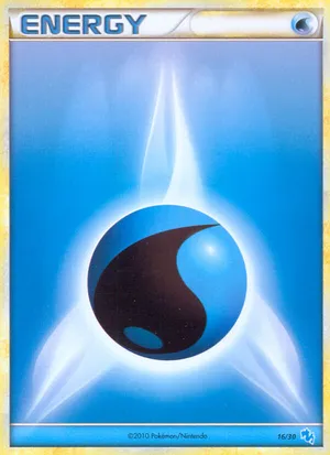 Water Energy - HGSS Trainer Kit Gyarados - #16 - Pokemon TCG card