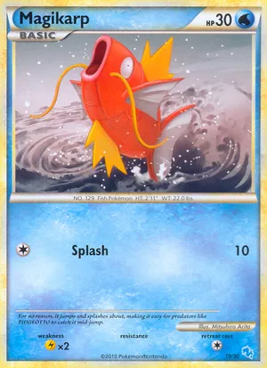 Magikarp #19 Magikarp - HGSS Trainer Kit Gyarados - #19 - Pokemon TCG card