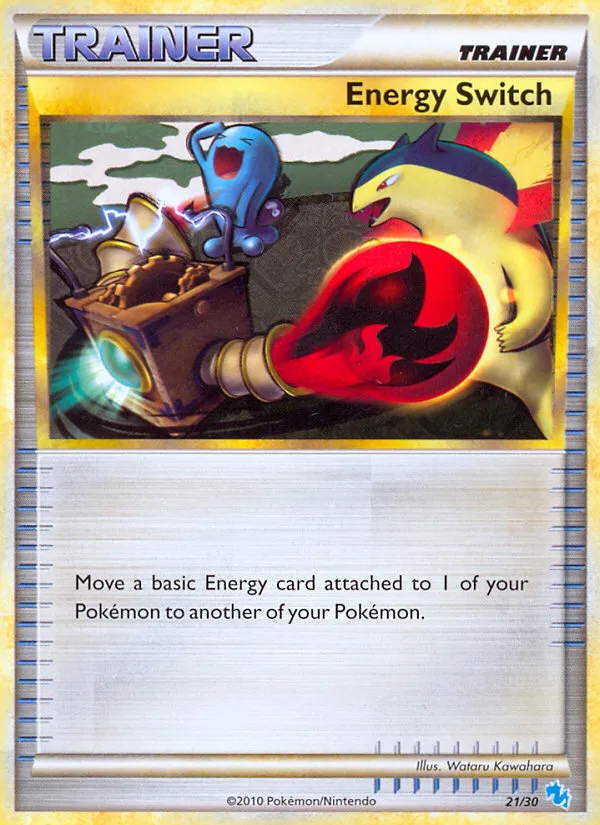Energy Switch - HGSS Trainer Kit Gyarados - #21 - Pokemon TCG card