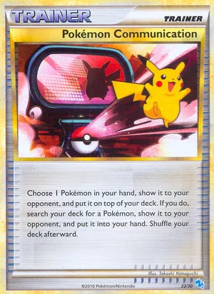 Pokémon Communication - HGSS Trainer Kit Gyarados - #22 - Pokemon TCG card