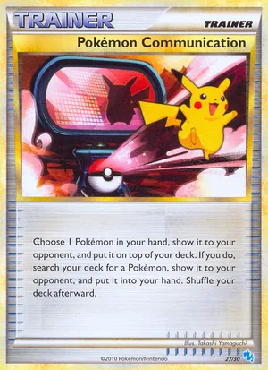 Pokémon Communication - HGSS Trainer Kit Gyarados - #27 - Pokemon TCG card