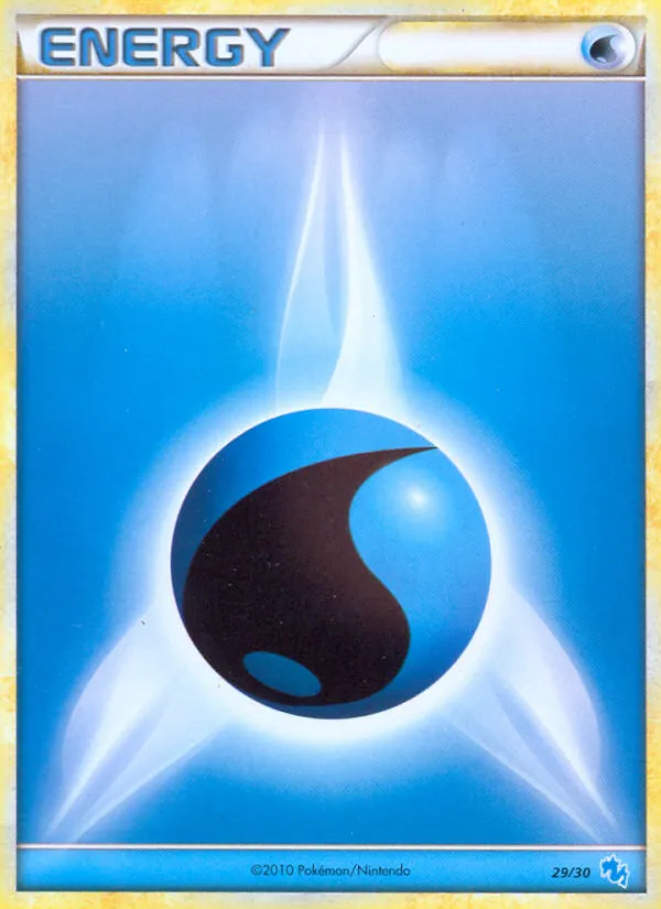 Water Energy - HGSS Trainer Kit Gyarados - #29 - Pokemon TCG card