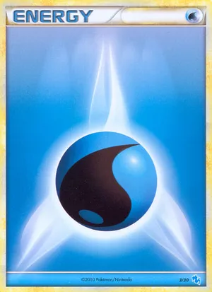 Water Energy - HGSS Trainer Kit Gyarados - #3 - Pokemon TCG card