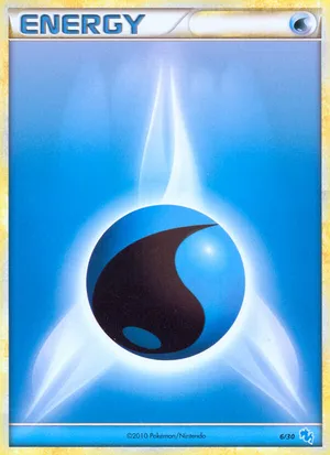 Water Energy - HGSS Trainer Kit Gyarados - #6 - Pokemon TCG card