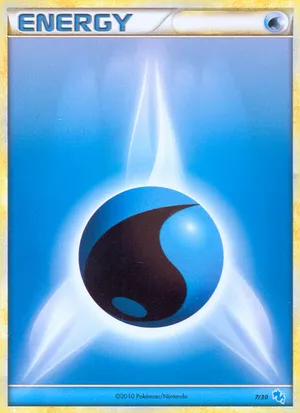 Water Energy - HGSS Trainer Kit Gyarados - #7 - Pokemon TCG card