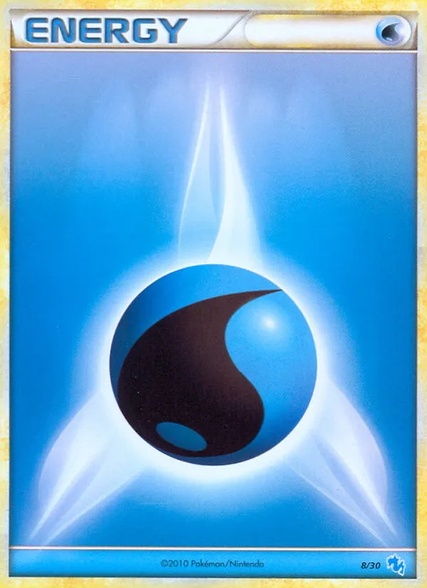 Water Energy - HGSS Trainer Kit Gyarados - #8 - Pokemon TCG card