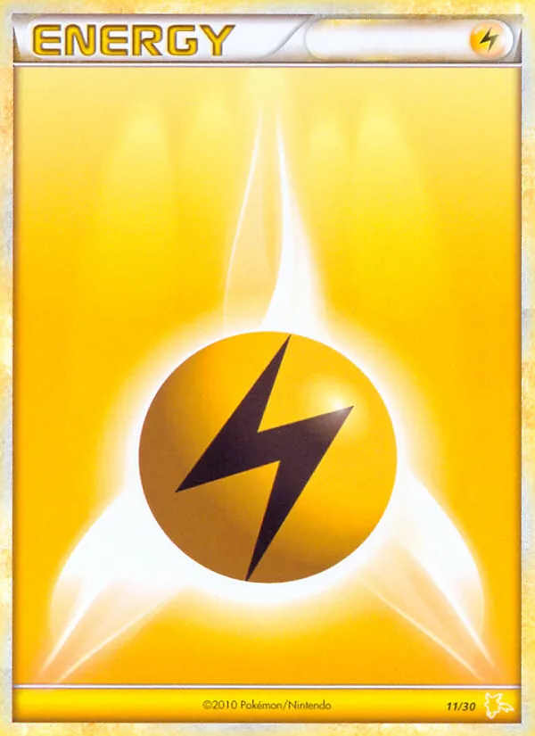 Lightning Energy - HGSS Trainer Kit Raichu - #11 - Pokemon TCG card