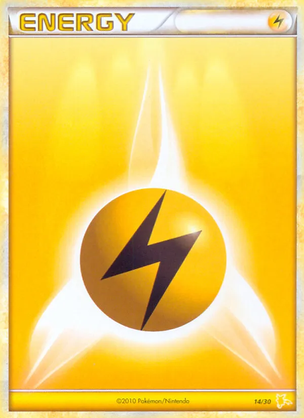Lightning Energy - HGSS Trainer Kit Raichu - #14 - Pokemon TCG card