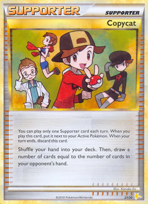 Copycat - HGSS Trainer Kit Raichu - #21 - Pokemon TCG card