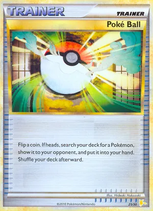 Poké Ball - HGSS Trainer Kit Raichu - #25 - Pokemon TCG card