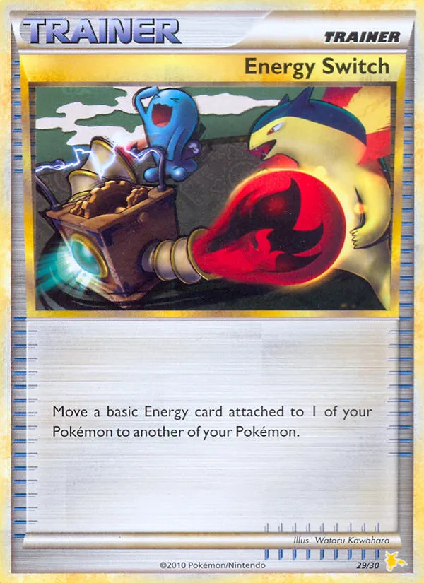 Energy Switch - HGSS Trainer Kit Raichu - #29 - Pokemon TCG card