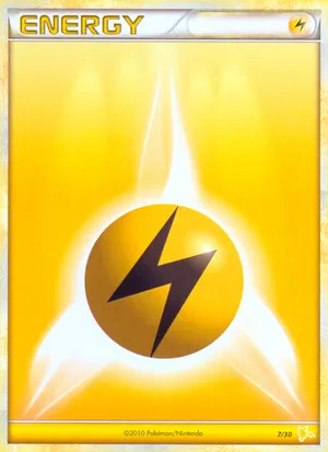 Lightning Energy - HGSS Trainer Kit Raichu - #7 - Pokemon TCG card