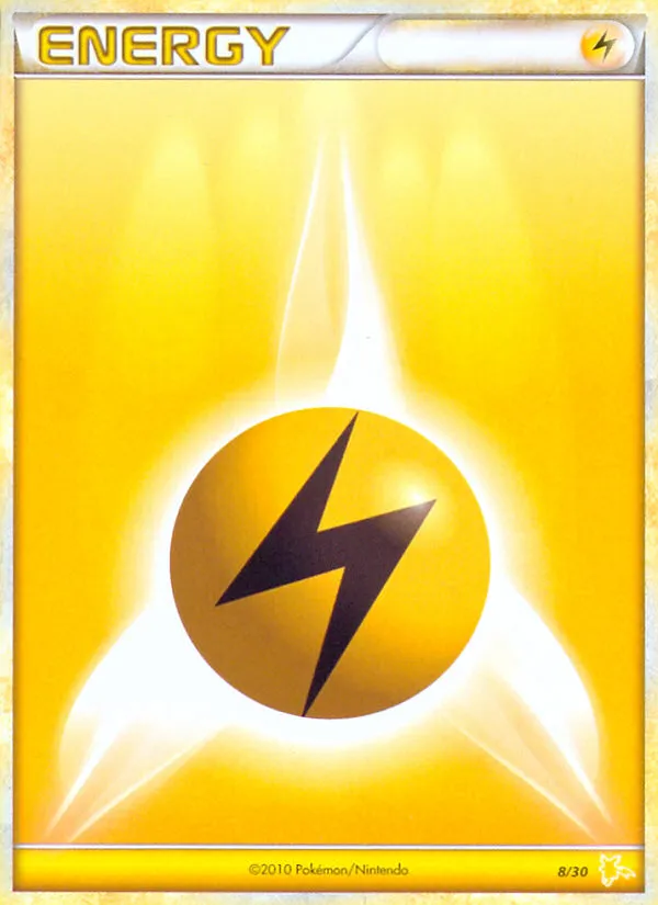 Lightning Energy - HGSS Trainer Kit Raichu - #8 - Pokemon TCG card