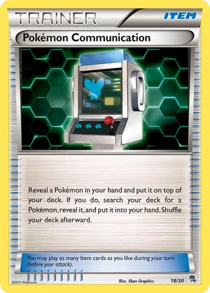 Pokémon Communication - Black & White Trainer Kit Zoroark - #18 - Pokemon TCG card
