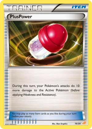 PlusPower - Black & White Trainer Kit Excadrill - #16 - Pokemon TCG card