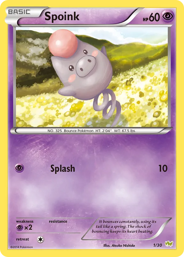 Spoink - XY Trainer Kit Noivern - #1 - Pokemon TCG card