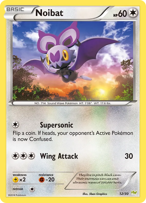 Noibat - XY Trainer Kit Noivern - #12 - Pokemon TCG card