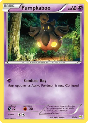 Pumpkaboo - XY Trainer Kit Noivern - #18 - Pokemon TCG card