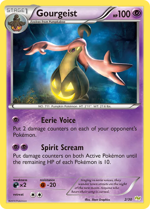 Gourgeist - XY Trainer Kit Noivern - #2 - Pokemon TCG card