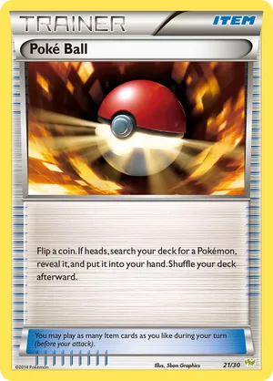 Poké Ball - XY Trainer Kit Noivern - #21 - Pokemon TCG card