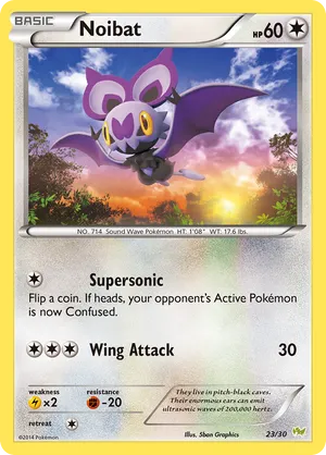 Noibat - XY Trainer Kit Noivern - #23 - Pokemon TCG card