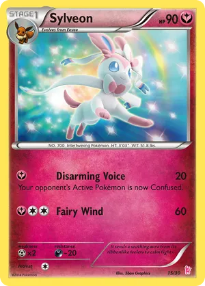 Sylveon - XY Trainer Kit Sylveon - #15 - Pokemon TCG card
