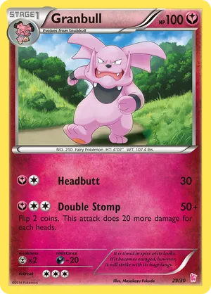 Granbull - XY Trainer Kit Sylveon - #29 - Pokemon TCG card