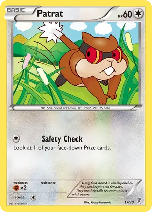 Patrat - XY Trainer Kit Bisharp - #17 - Pokemon TCG card