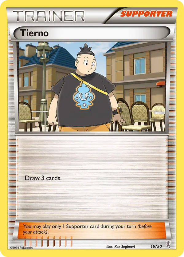Tierno - XY Trainer Kit Bisharp - #19 - Pokemon TCG card