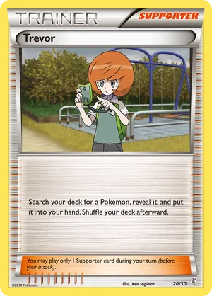 Trevor - XY Trainer Kit Bisharp - #20 - Pokemon TCG card