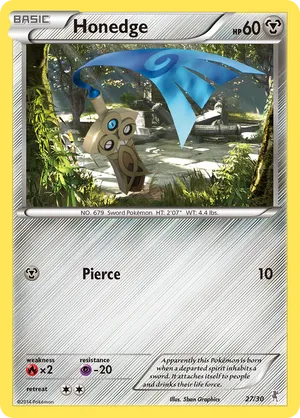 Honedge - XY Trainer Kit Bisharp - #27 - Pokemon TCG card