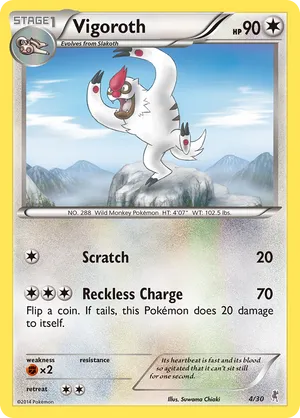 Vigoroth - XY Trainer Kit Bisharp - #4 - Pokemon TCG card