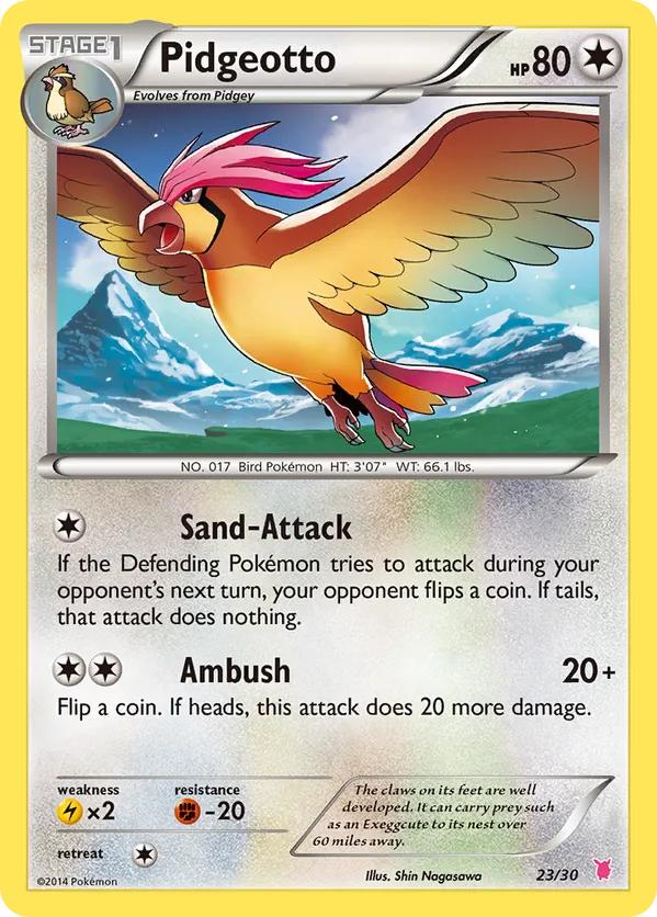 Pidgeotto - XY Trainer Kit Wigglytuff - #23 - Pokemon TCG card