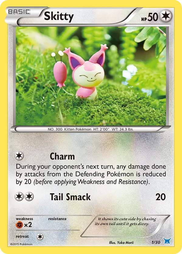 Skitty - XY Trainer Kit Latios - #1 - Pokemon TCG card