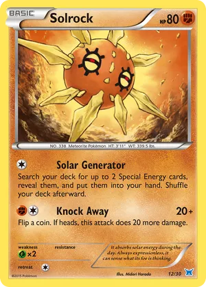 Solrock - XY Trainer Kit Latios - #12 - Pokemon TCG card