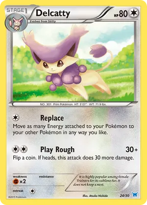 Delcatty - XY Trainer Kit Latios - #24 - Pokemon TCG card