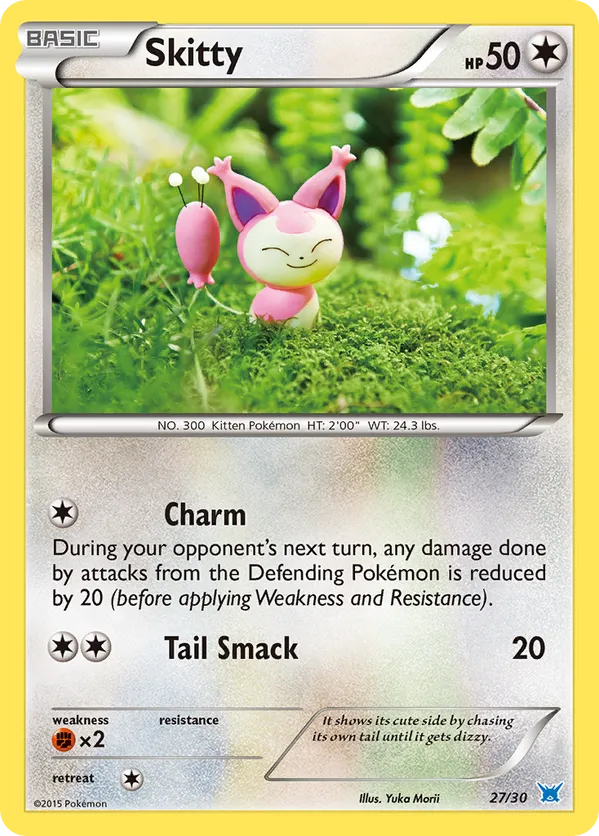 Skitty - XY Trainer Kit Latios - #27 - Pokemon TCG card