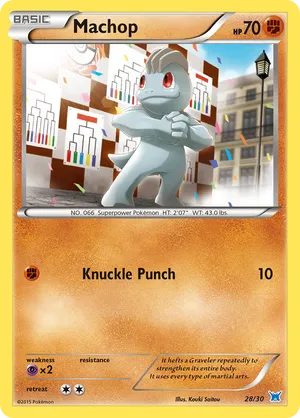Machop - XY Trainer Kit Latios - #28 - Pokemon TCG card