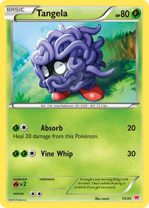 Tangela #13 Tangela - XY Trainer Kit Latias - #13 - Pokemon TCG card