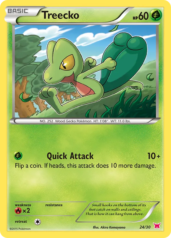 Treecko - XY Trainer Kit Latias - #24 - Pokemon TCG card