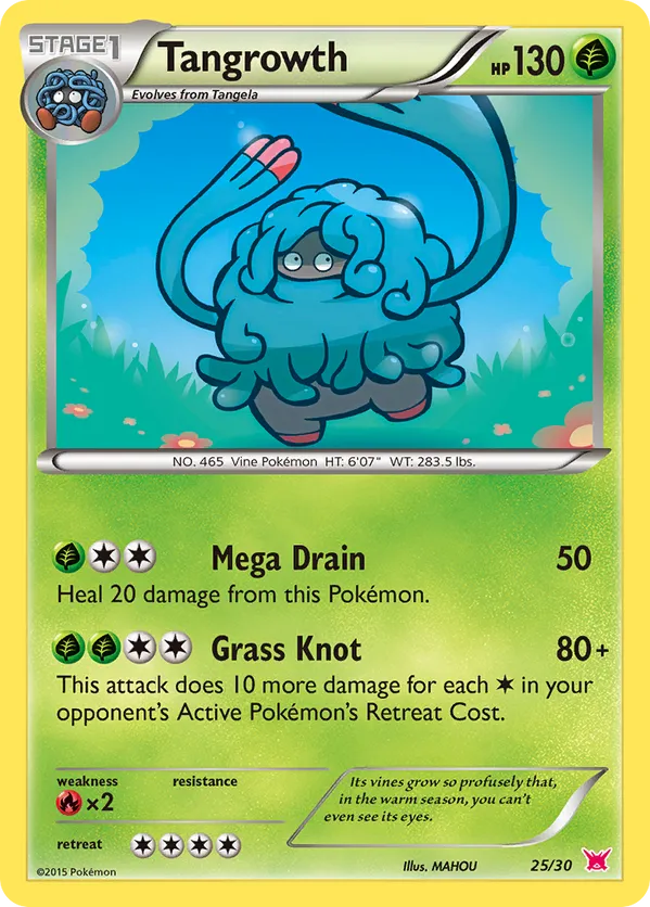 Tangrowth - XY Trainer Kit Latias - #25 - Pokemon TCG card