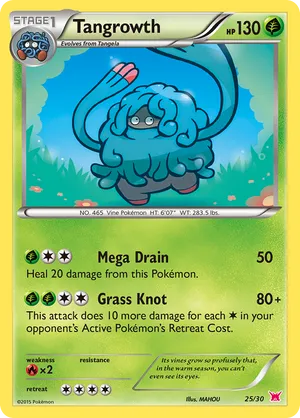 Tangrowth #25 Tangrowth - XY Trainer Kit Latias - #25 - Pokemon TCG card