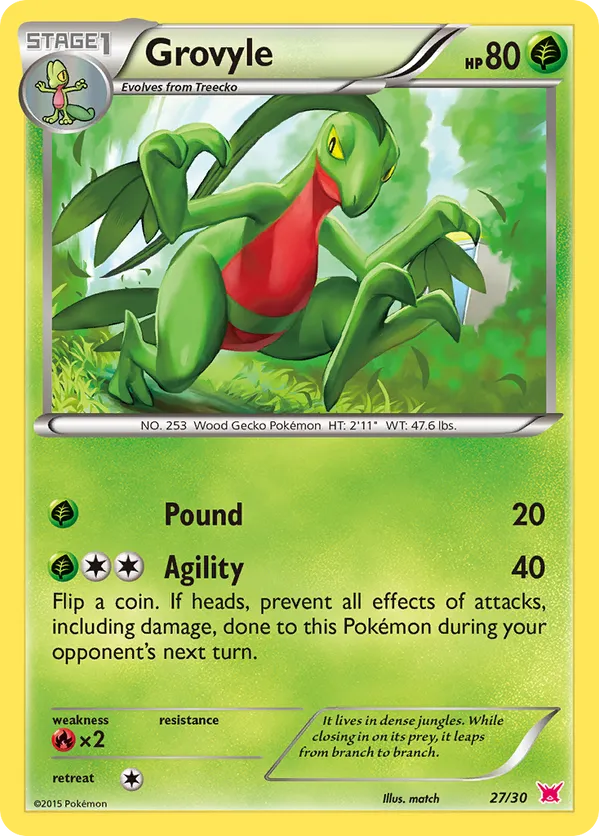 Grovyle - XY Trainer Kit Latias - #27 - Pokemon TCG card